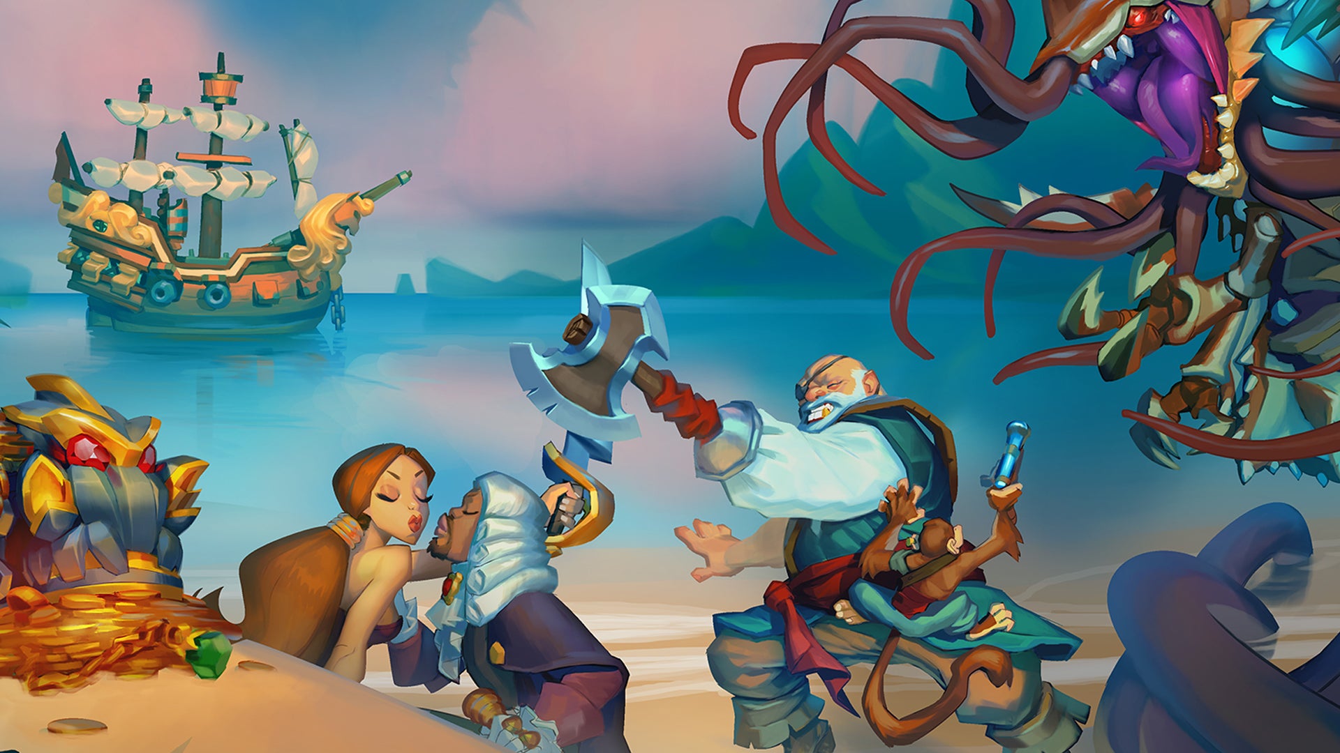 Sea of Legends is an ambitious pirate adventure board game with a